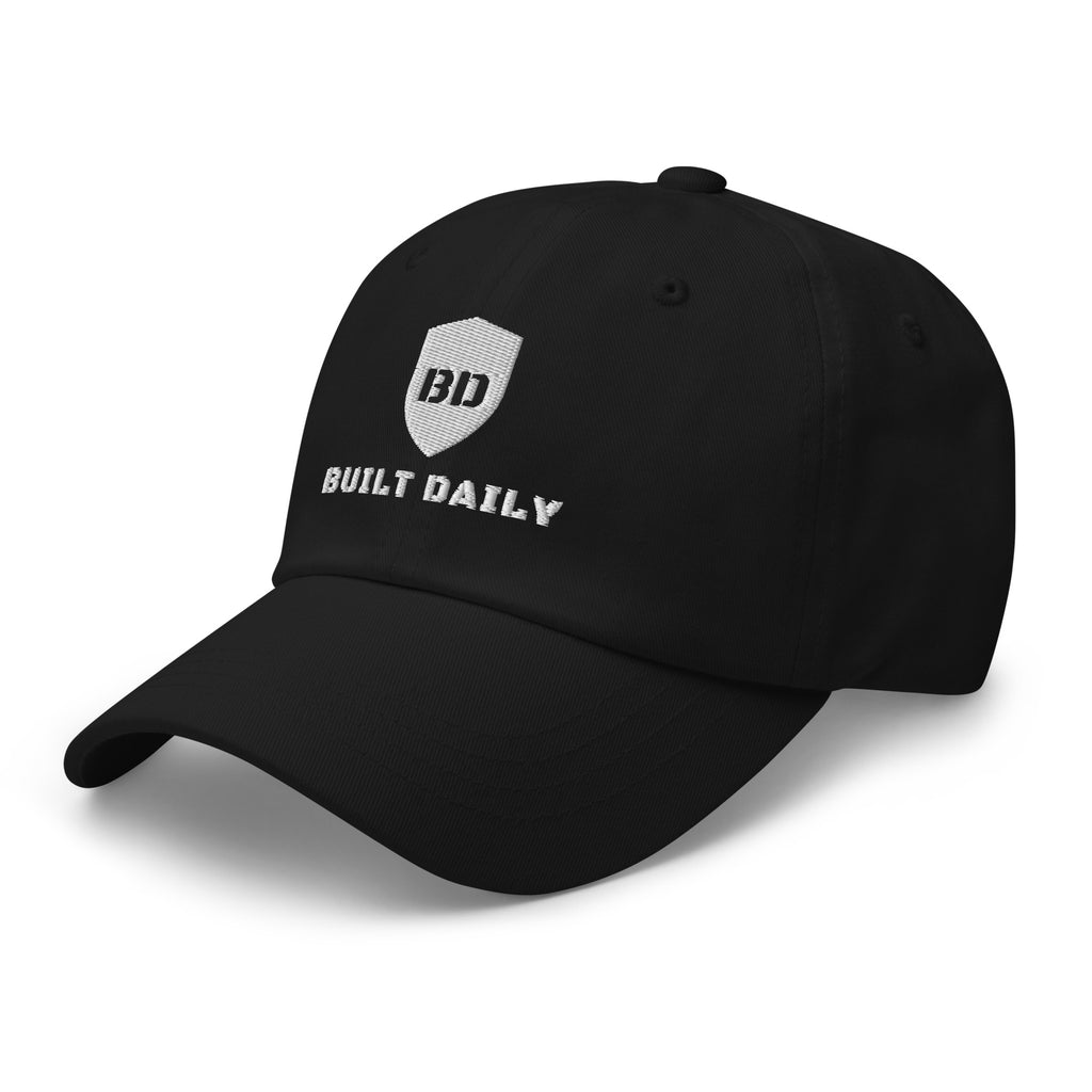 Built Daily Shield Cap, embroidery detail