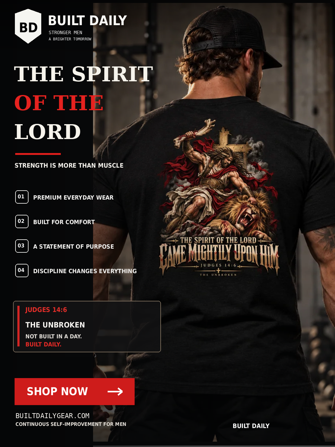 Samson Spirit of the Lord Tee