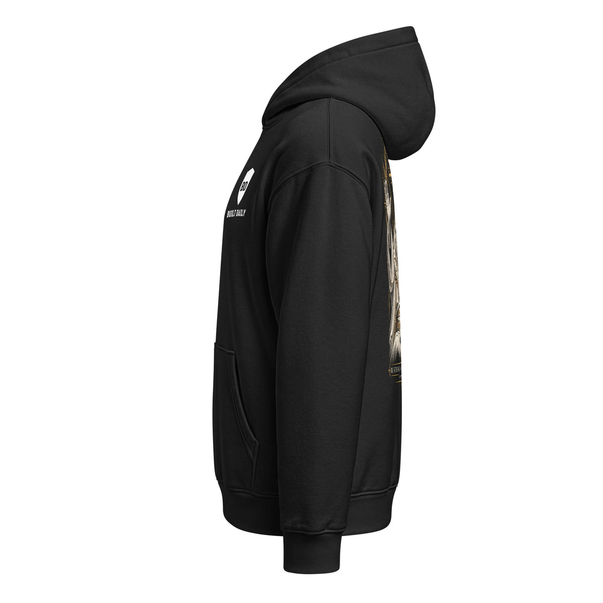 Built Daily King Baldwin hoodie, alternate view