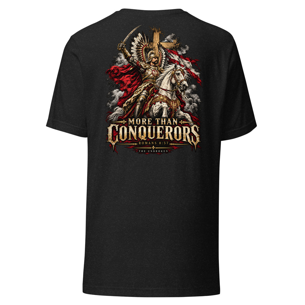 Built Daily winged hussar More Than Conquerors tee, alternate view